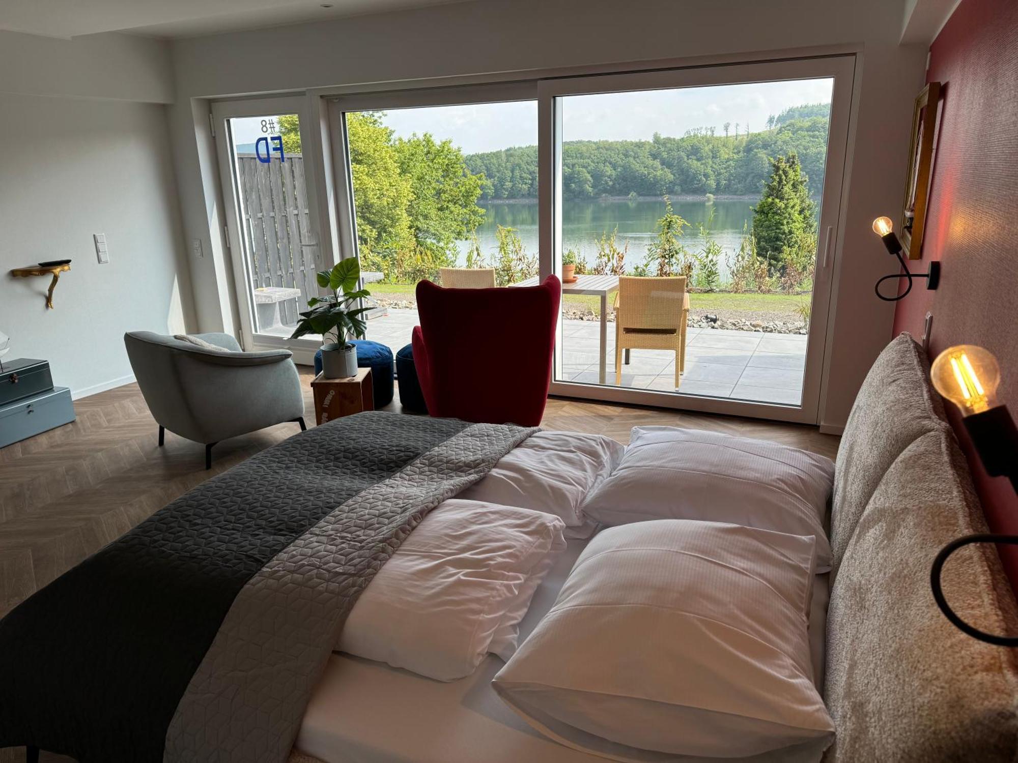 Ommi Kese See-Suite Sauna Biggesee โอลเพอ ภายนอก รูปภาพ